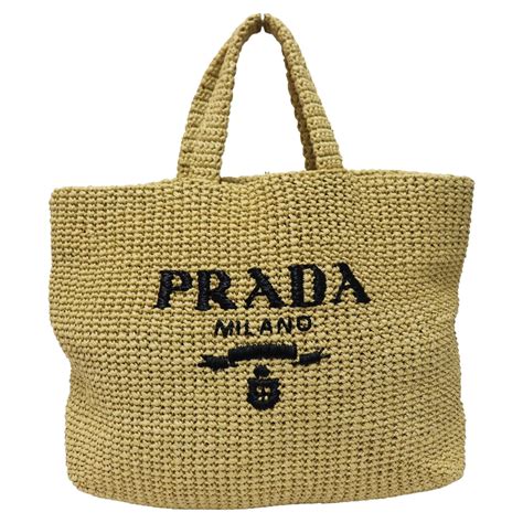 black prada raffia bag|prada raffia summer bag.